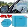 4Pcs/Set Car Rearview Mirror RainProof Film Sticker Window Rain Proof Clear Protective Film Waterproof Rainproof Car Stickers
