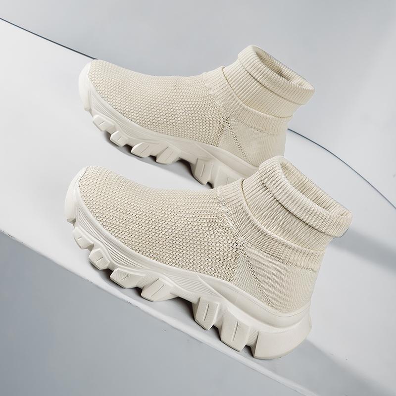 HOHO FAIR Socks Sneakers Women Athletic Shoes Mens Breathable High Top Running Shoes