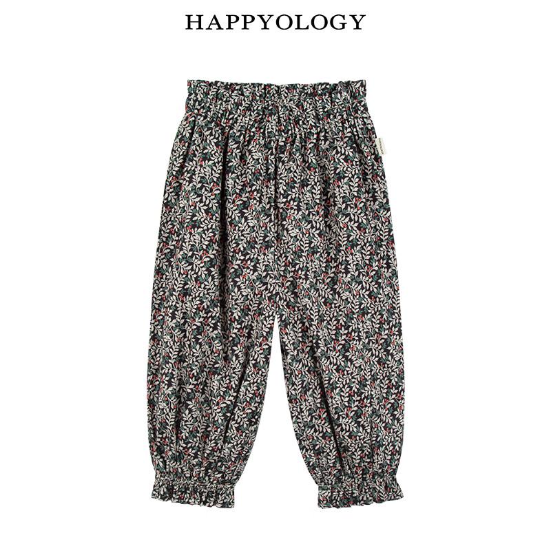 Хлопковые эластичные капри для девочек Happyology