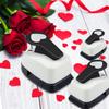 3pcs Paper Cutter for Crafts Hole Puncher Punches Tool Set 3/8 5/8 1 Inch Heart Paper Shapes for Card Making Custom Scrapbooking
