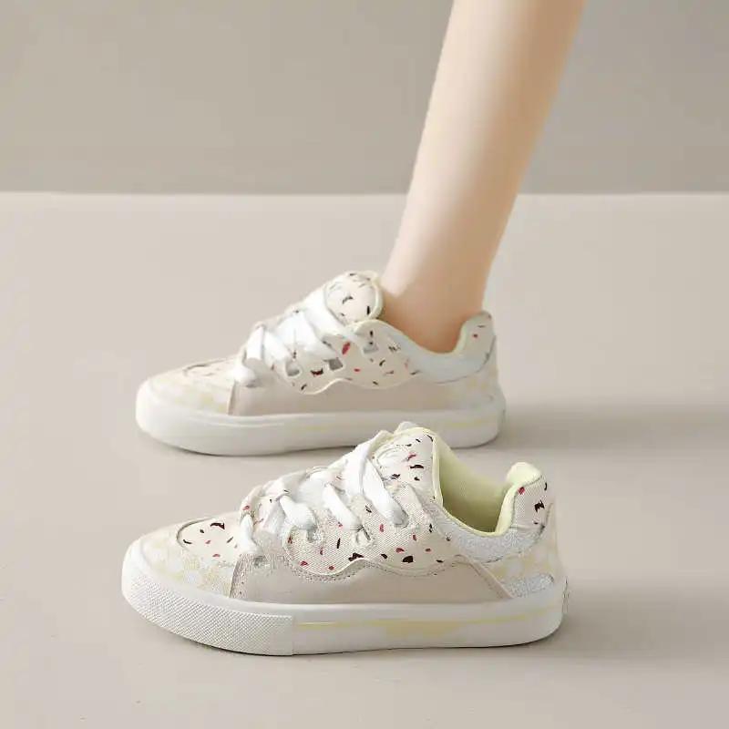Fashion With Holes Platform Women's Cool Sneakers Mary Jane Sports Entertainment Shoes Womans Original Tenids Tenix Basctt Trendy