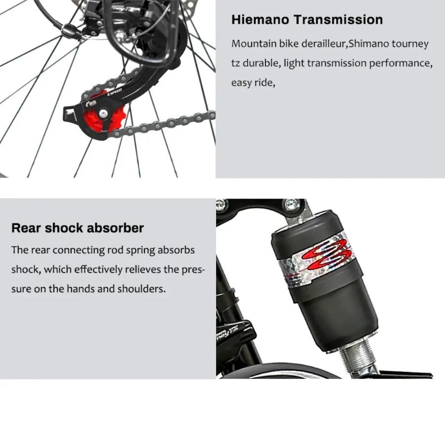 X9 21-Speed Professional Full Suspension Mountain Bike– 26” MTB with Dual Disc Brakes HeavyDuty Steel Frame for Ultimate Control