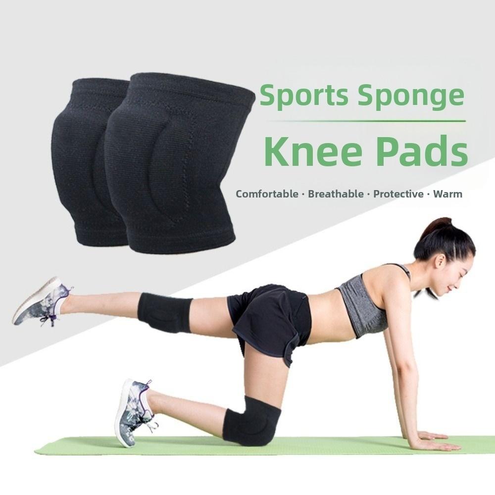 1 Pair Volleyball Sponge Sports Knee Pads Yoga Elastic Knee Pads Dance Knee Pads  Dancer