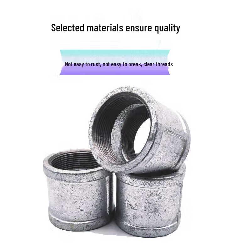 Jiezhuze Galvanized Malleable Iron Straight Pipe Connector