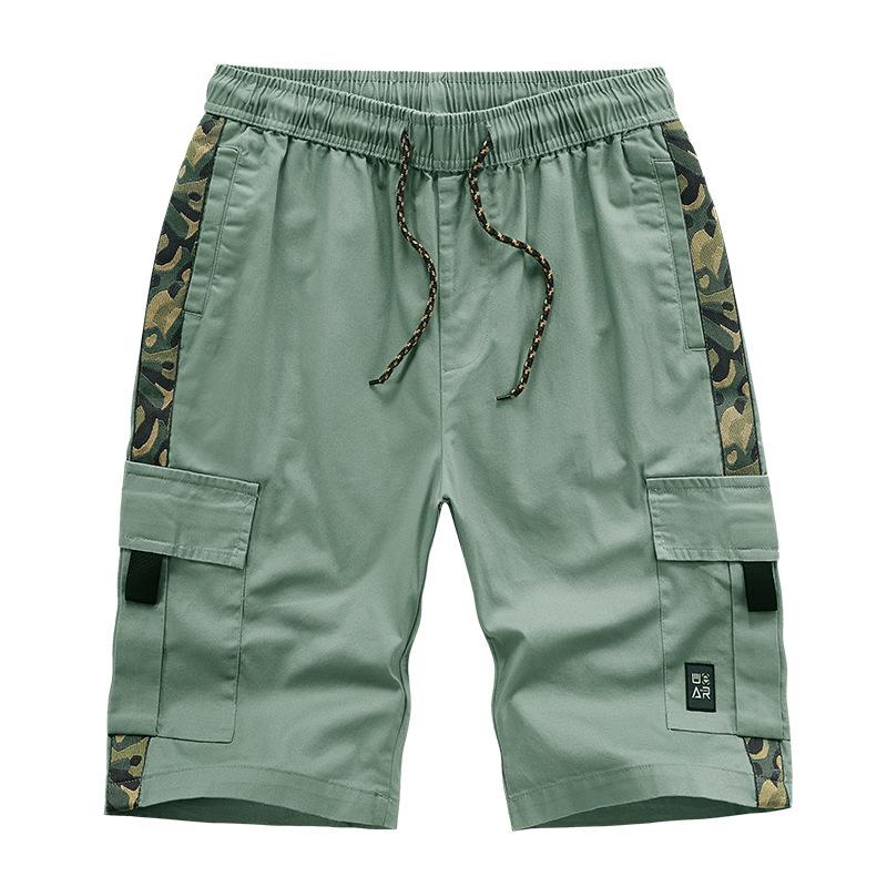 Летние шорты-карго с несколькими карманами, мужские уличные шорты-карго, прямые свободные повседневные шорты