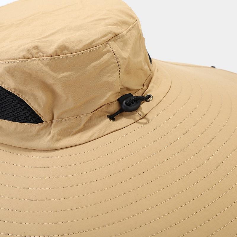 Легкая шляпа от солнца унисекс с широкими полями – дышащая ткань – идеально подходит для рыбалки, походов и активного отдыха