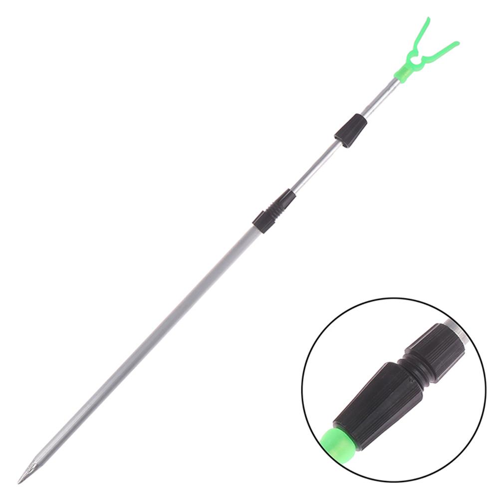 Sport Aluminum Alloy Adjustable 2 Sections Bracket Fishing Rod Holder Pole Rack Stand