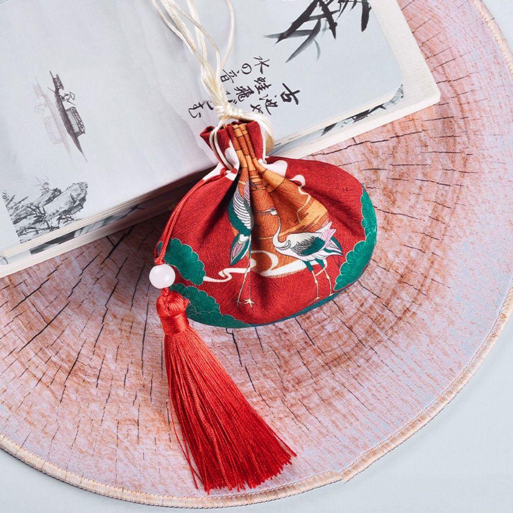 Chinese Style Zongzi Sachet Printing Women Jewelry Bag Zongzi Car Pendant Empty Sachet  Gifts