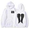 2025 New Fashionable and Interesting Wing Printed Crow Men's and Women's Casual Autumn/Winter Outdoor Sports Hoodie
