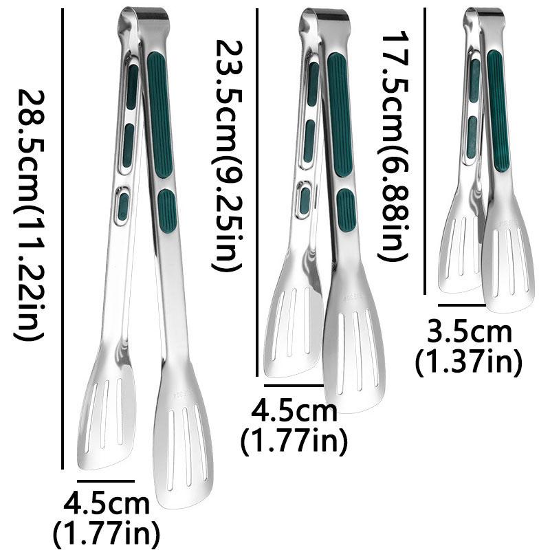 304 Stainless Steel Anti Slip Food Tongs Are Used For Clamping Bread Barbecue Grills Buffets And Kitchen Accessorie4