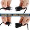 3 Prong Extension Cord Splitter Versatile 4-Outlet Cord Splitter Protective Outlet Splitter 3 Prong Extension Cord for Home2025