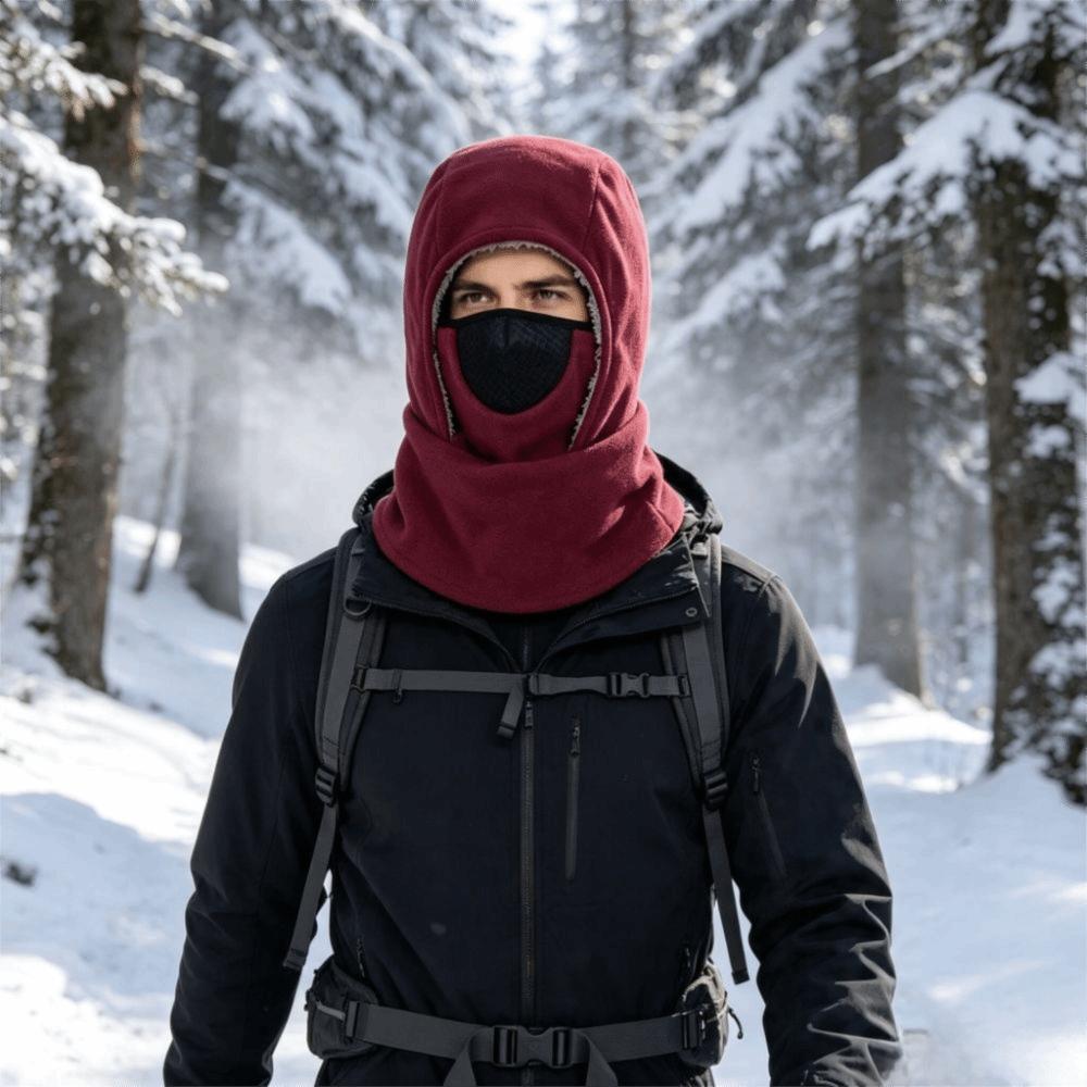 Solid Color Neck Gaiter Waterproof Face Mask Unisex Face Neck Warmer Cycling
