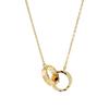 Silver 925 Gold-Plated Bold Touring Women's Necklace