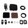 Air Filter Kit Iron Rubber ABS Carburetor Fuel Line Primer Bulb Set for Stihl FS75 FS80R Lawn Mower