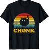 Funny Cat Meme Vintage Chonk Cat Unisex T-Shirt