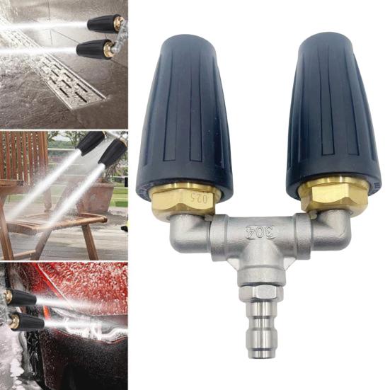 360-degree Rotating Turbo Nozzle GPM 4000 PSI Easy To Install Quick Connector