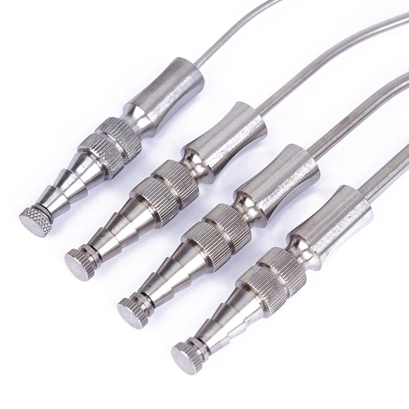 1 шт. Стоматологический медицинский аспиратор Трубка для отсасывания из нержавеющей стали Лабораторная трубка 2 мм/3 мм/4 мм/5 мм Инструмент для имплантации для использования в стоматологической клинике