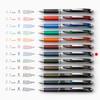 Pentel Gel Ink Energel Knock Ballpoint Silver 10 Pens Pen, 0.5mm, Barrel, BLN75Z-CA, Blue-Black,