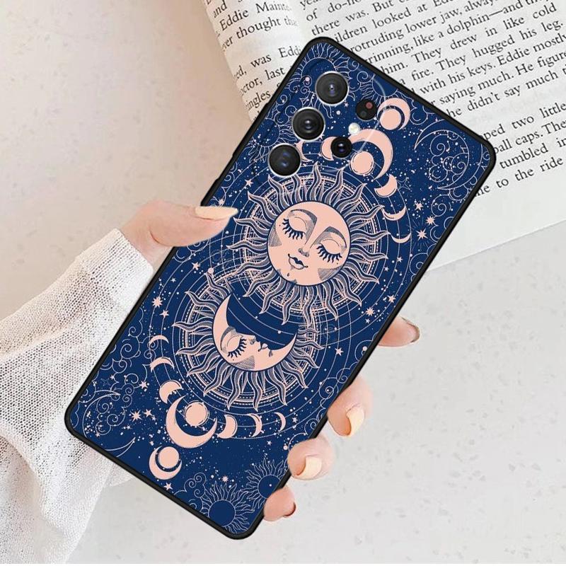 Чехол для телефона 'Гадание Луна Звезды Руки' для Samsung Galaxy S25 S23 S30 S8 S21 S20 FE S24 S22 Note 10 20 Plus lite Ultra