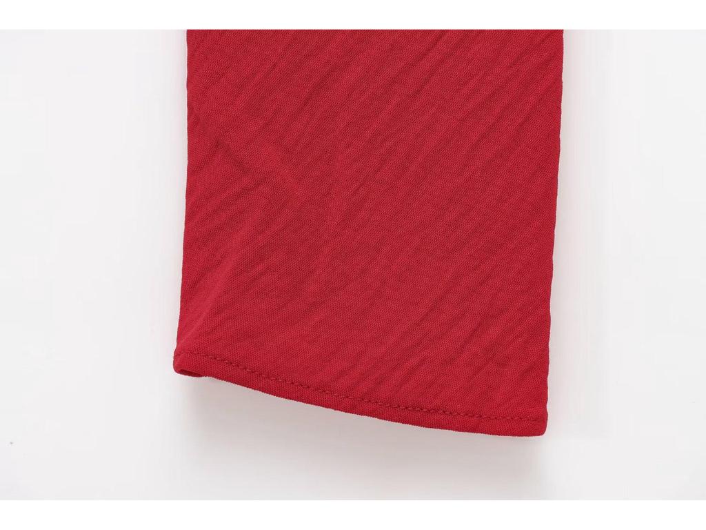 2024 Women's European & American Style One-Shoulder Ruched Slimming Top