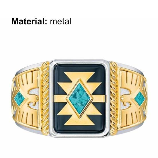 Резные костяшки пальцев Креативное антикварное кольцо с тотемом и резным символом орла на каждый день