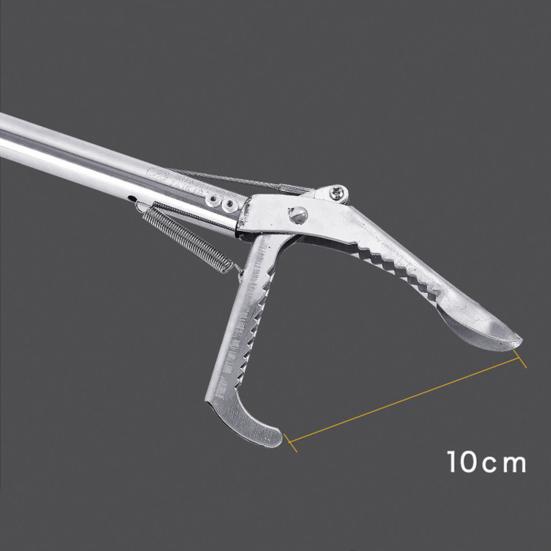 Складной захват для змей, складные щипцы для рептилий с широкой челюстью, инструмент для ловли змей с нескользящей ручкой, ловец для змей, охотник, фермер, захват с длинным вылетом