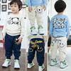 Kids Boys Cute Cool Letter Printed Baggy Harem Pant Casual Cotton Comfy Breathable Trousers