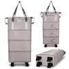grey three-layer expandable