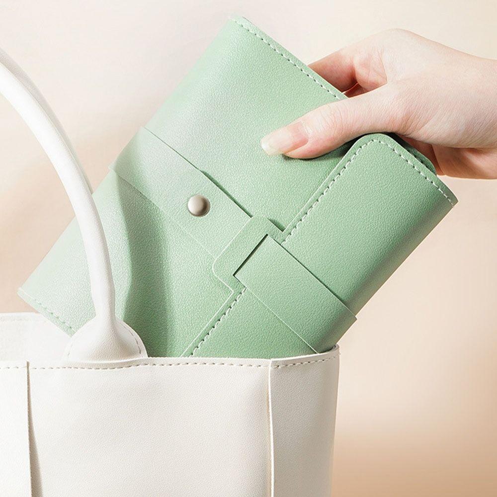 Cortical PU Studs Earrings Storage Boxes Solid Color Earrings for Storing Book  Women
