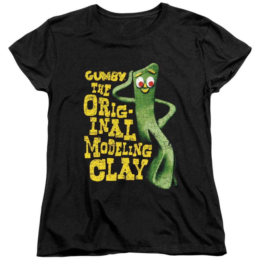 Gumby So Punny Womens T Shirt Black Unisex T-Shirt