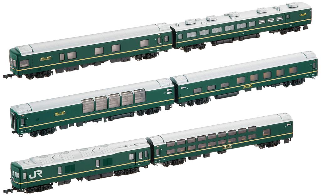 KATO N Gauge 24 Series Twilight Express Basic Set Railway Model Passenger Car 6-Car 10-869