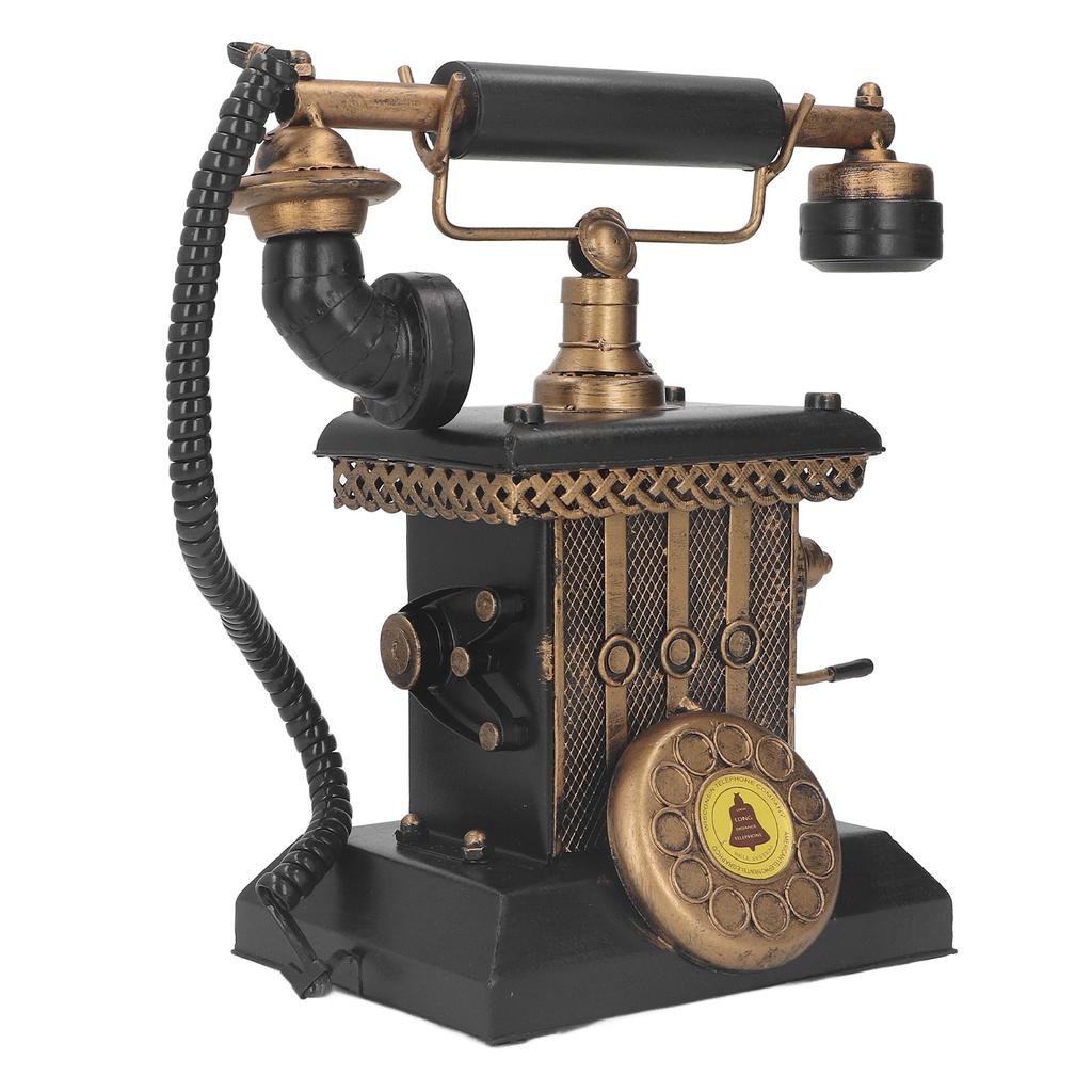 Ретро стационарный телефон модель многофункциональный ретро настольный телефон декор для гостиной