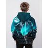 Fashion Moonlight Wolf 3D Printed Hoodies Kids Streetwear Girls Boys Children Sweatshirts Long Sleeve Autumn Winter Clothes