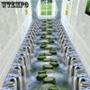 WTEMPO 3D Plant Прихожая Длинный ковер Пасторальные ковры Коридор Напольный коврик Мягкий проход Лестница Противоскользящий