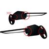 Modified Motorcycle 2PCS Rearview Mirrors Wind Wing Adjustable Rotating Side Mirrors For YAMAHA R15 R25 R3 R1 R1S R6 R6S V2 V3