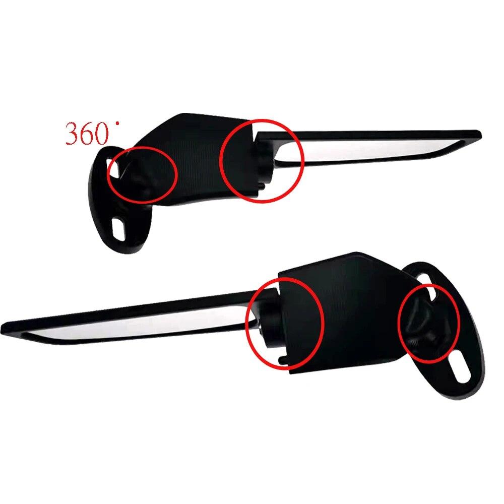 Modified Motorcycle 2PCS Rearview Mirrors Wind Wing Adjustable Rotating Side Mirrors For YAMAHA R15 R25 R3 R1 R1S R6 R6S V2 V3