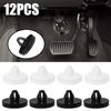 12pcs Brake Switch Limit Clip Car Rubber Brake Pedal Pad Plastic Clutch Pedal Stopper Fastener Clips Brake Light Switch Stopper