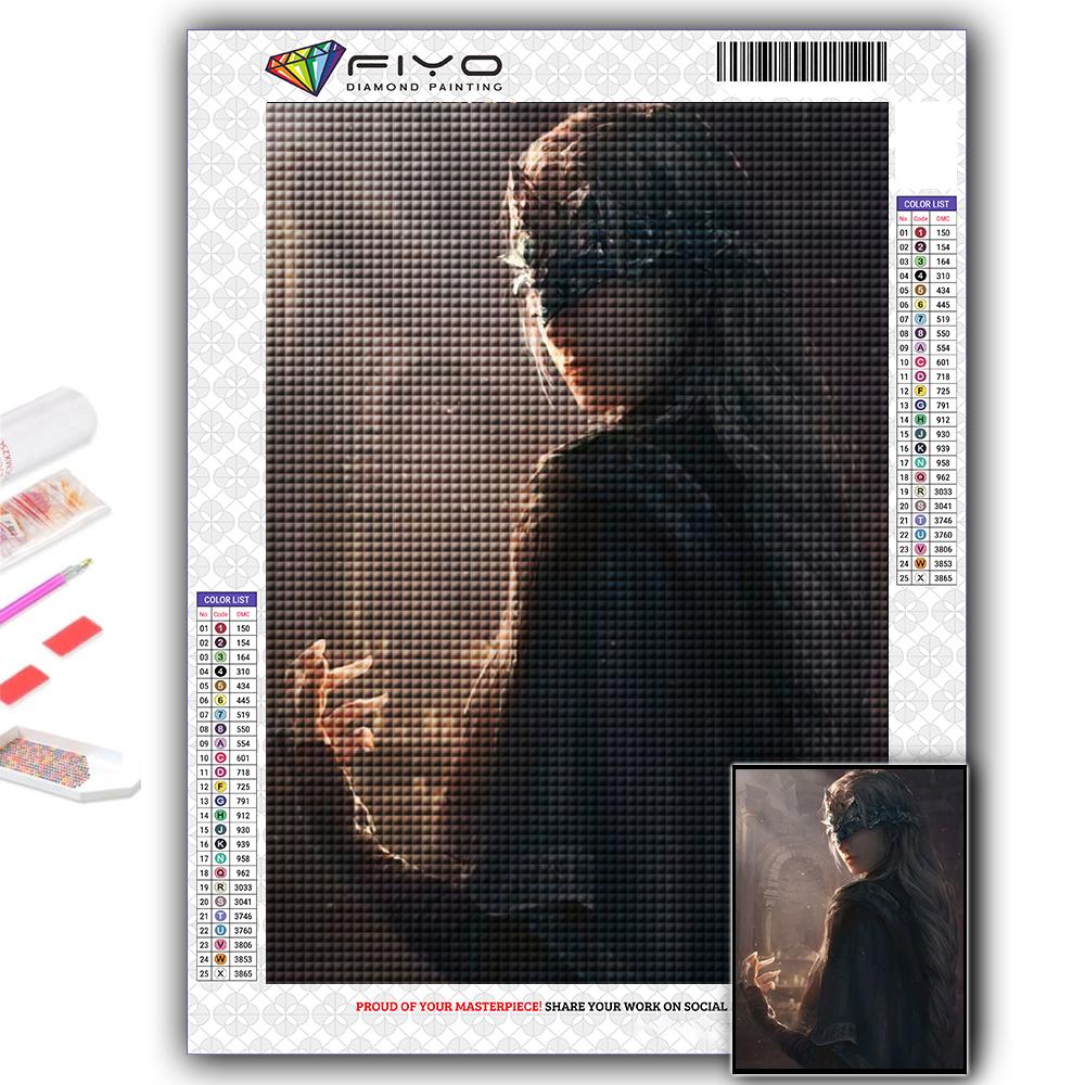 Full 5D Diy Diamond Painting Game Dark Souls 5D Diamond Painting