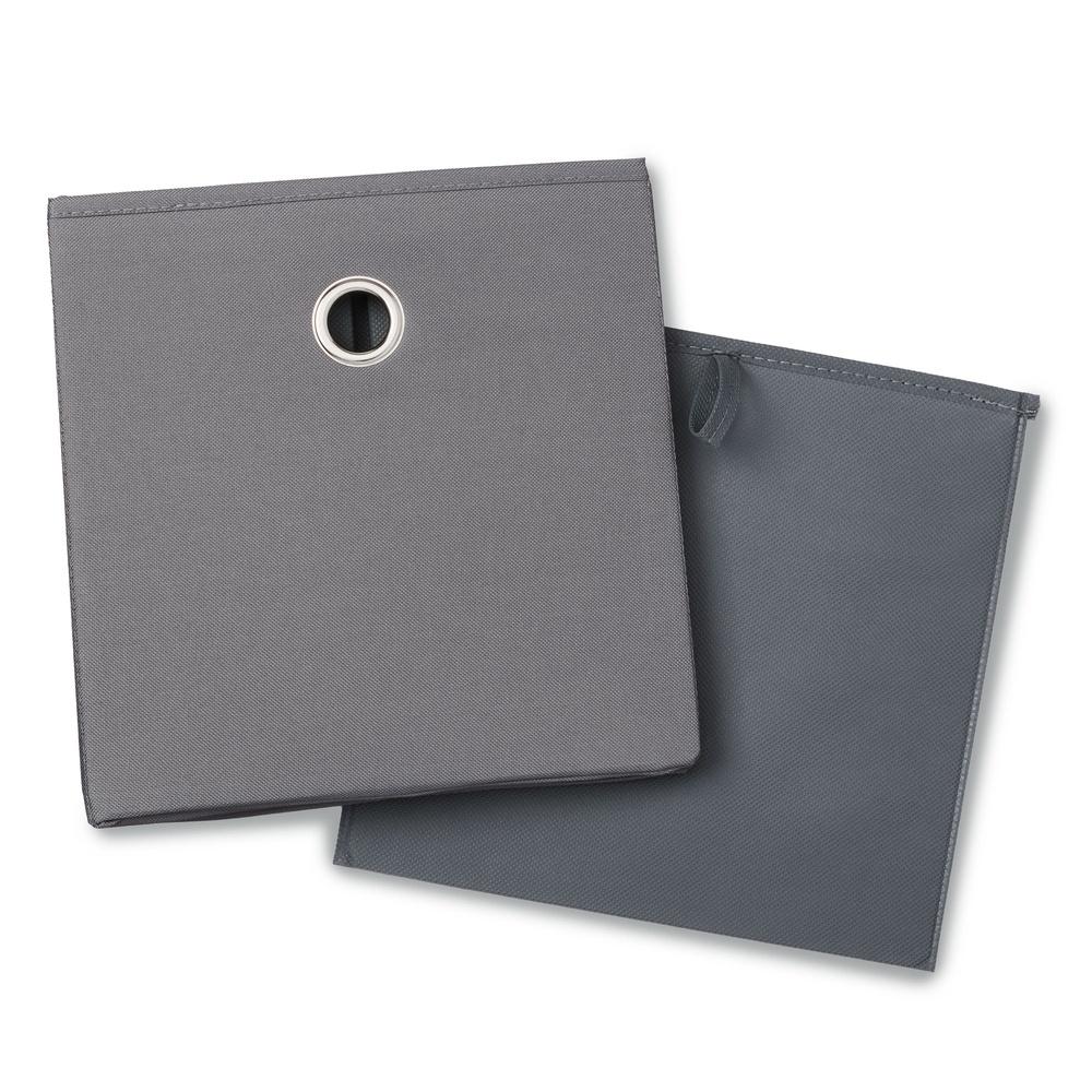 Collapsible Fabric Storage Bins 10.5in Cube Organizer 4 Pack Storage Solutions Clothes Toys Books with Carry Handles