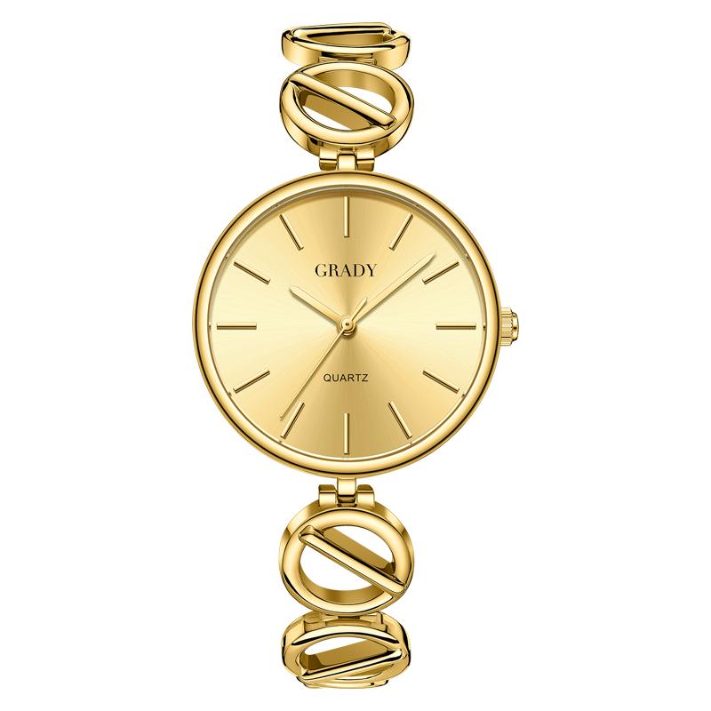 Women Watch Luxury Gold Ladies Watches GRADY Clock Waterproof Girls High Quality Fashion Quartz Wristwatch