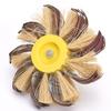 Sisal ing Wheel Manual Electric Drill Sisal Emery Cloth Polishing Wheel 6mm Shaft Mounted