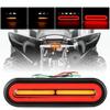 Universal Motorcycle Brake Light With Turn Signals 12V-80V Compact Dual Color Dirt Bike Light Waterproof For Atv Tail Light