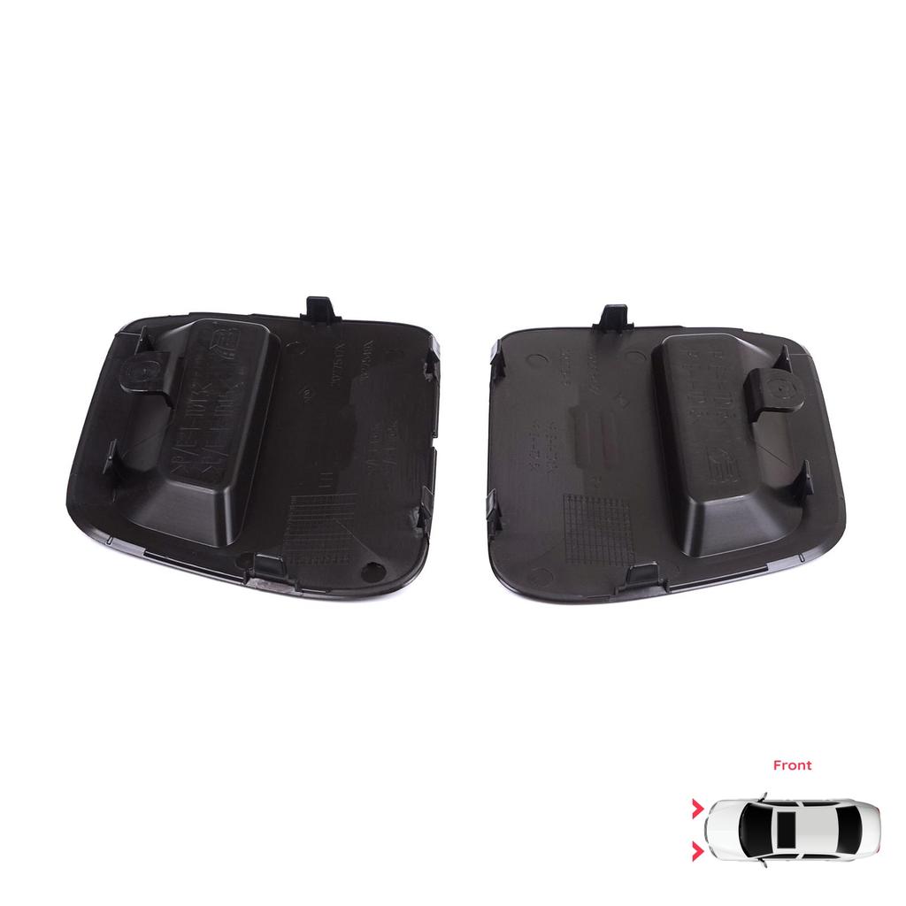 ESP1195 Front Bumper Tow Bar Hook Eye Cover Set Black for Renault Dacia Duster MK2 HM 2017-2023 511804555R