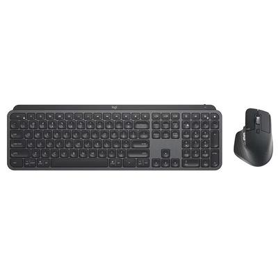 Logitech Беспроводной Bluetooth офисный комплект клавиатуры и мыши MX KEYS
