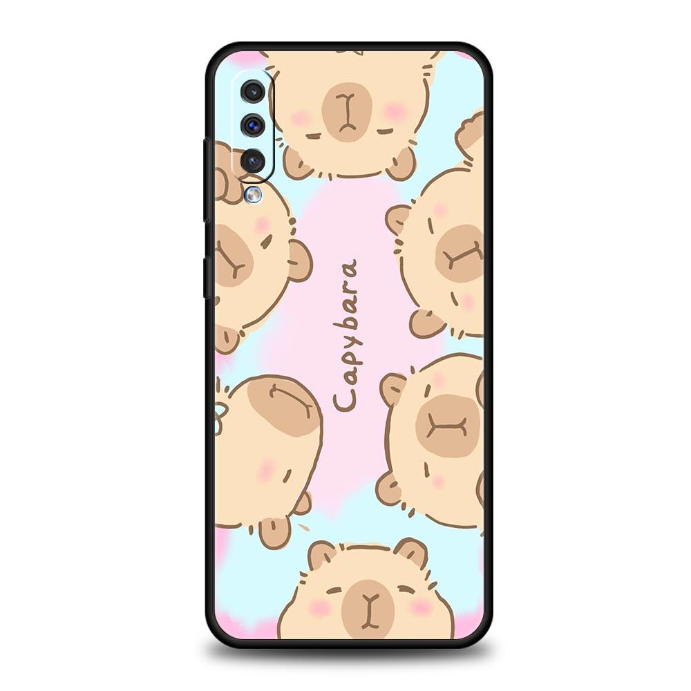 Чехол Капибара Дельфин Аниме для Samsung A56 A36 A26 A24 A12 A14 A16 A50 A70 A20E A22 A40 A34 A54 A42 A52 5G A04s A06