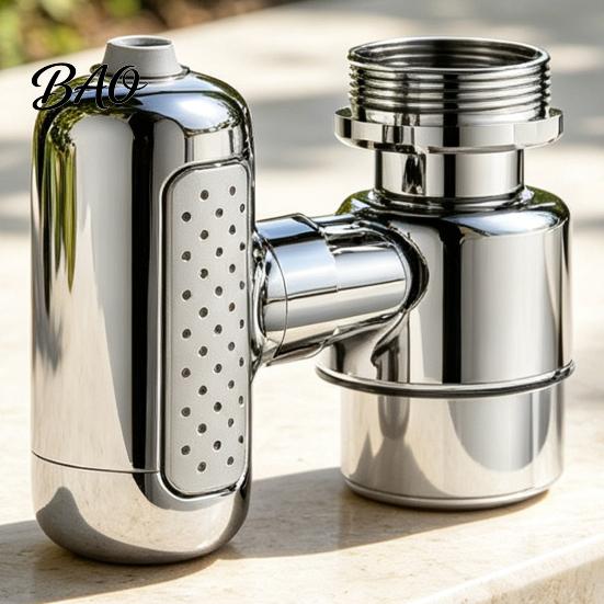 Flexible Faucet Head For Dishwashing Sink Swivel Extender, Built-in Filtration System And Four Gear Water Outlet, 1040 Brass Sprayer With Upward Spray