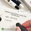 Kawaii Black Cat Cartoon Animal Pens Can Change Pattern Quick-Dry Black Ink Smooth Writing Gel Pens for School Office Kids Gift