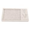 Silicone Mold Safe Elastic Grey Leaves Bamboo Design Tear Resistant Easy Demoulding DIY Baking Mold