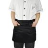 Polyester Waitress Half Apron Black Waist Apron New Apron