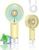 Mini Handheld Misting Small But Portable Fan with 3 Adjustable Airflow Lightweight Rechargeable Spray Water Perfect for Indoors and Outdoors Fan,